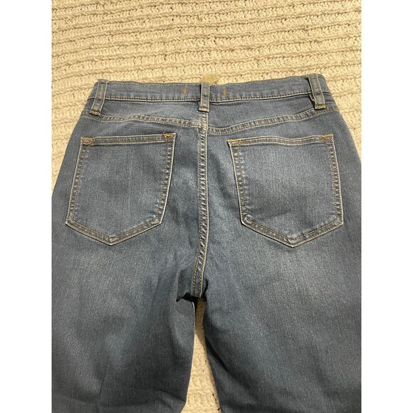 Free People Skinny Jean Mid-Rise Stretch Womens Sz 27 Blue Denim 61855-16515125 - Picture 8 of 11